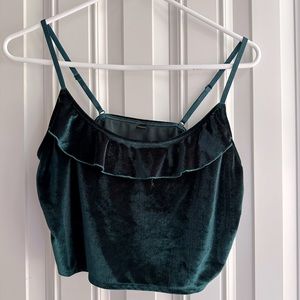 Green velvet lounge set